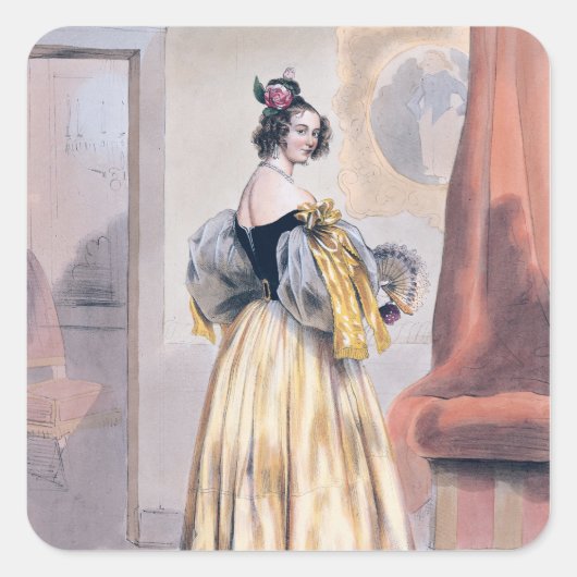 Sticker Carré Minuit, 1830-48 (Devant)