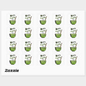 Sticker Carré Miso Cute (Feuille)