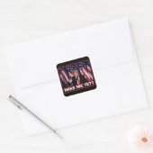 Sticker Carré Miss Me yet - Président Trump (Enveloppe)