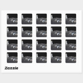 Sticker Carré Missions d'exploration spatiale futures 3 (Feuille)