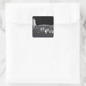 Sticker Carré Missions d'exploration spatiale futures 3 (Sac)
