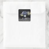 Sticker Carré Missions d'exploration spatiale futures 4 (Sac)