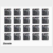 Sticker Carré Missions d'exploration spatiale futures 5 (Feuille)