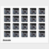 Sticker Carré Missions d'exploration spatiale futures 7 (Feuille)