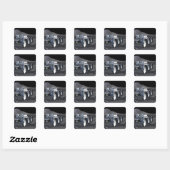 Sticker Carré Missions d'exploration spatiale futures 8 (Feuille)