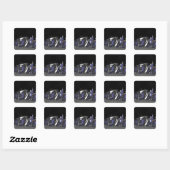 Sticker Carré Missions d'exploration spatiale futures 9 (Feuille)