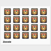 Sticker Carré Mississippi (Feuille)