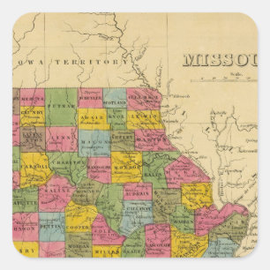 Sticker Carré Missouri