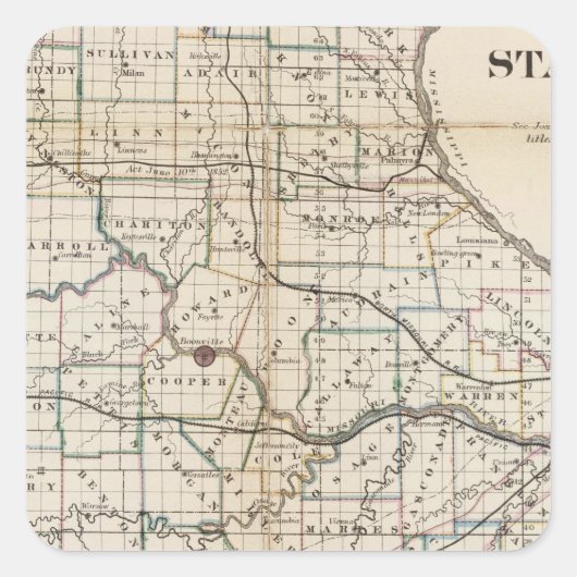 Sticker Carré Missouri 2 (Devant)