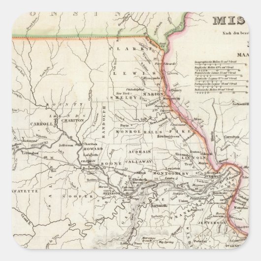 Sticker Carré Missouri 2 (Devant)