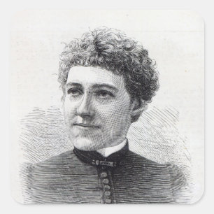 Sticker Carré Mlle Charlotte Robinson