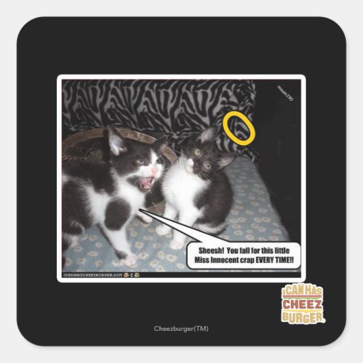 Sticker Carré Mlle Innocent (Devant)