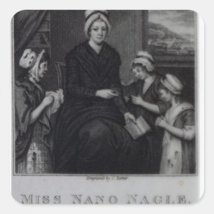 Sticker Carré Mlle Nano Nagle, 1809