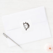 Sticker Carré Mme Lincoln (Enveloppe)
