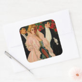 Sticker Carré Mode Edwardien (Enveloppe)