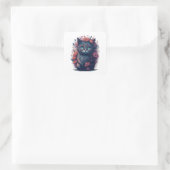 Sticker Carré Mode Feline (Sac)