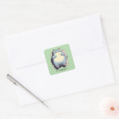 Sticker Carré Mode Minimum Activé – Humeur Relatable (Enveloppe)