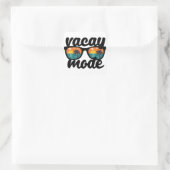 Sticker Carré Mode Vacances Design Été (Sac)