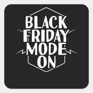 Sticker Carré Mode Vendredi Noir En Deal Shopping