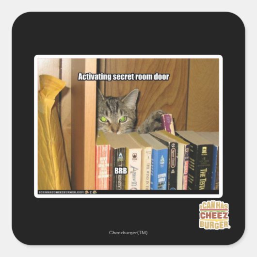 Sticker Carré Modèle (Devant)