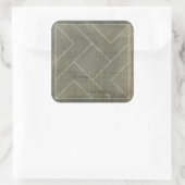 Sticker Carré Modèle Abstrait avec formes géométriques (Sac)