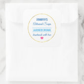 STICKER CARRÉ MODÈLE BIZ SCENT SOAP (Sac)