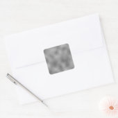 Sticker Carré Modèle blanc argenté Ajouter un texte (Enveloppe)