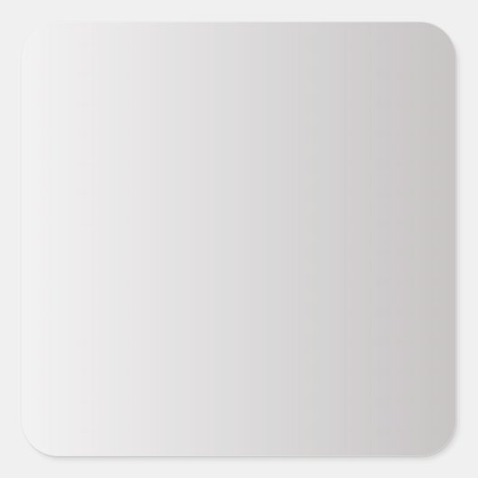 Sticker Carré Modèle blanc Gray Gradient, do-it-yourself Texte & (Devant)