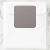 Sticker Carré Modèle Blank Ajouter votre texte d'image gris élég (Sac)