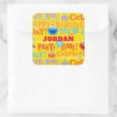 Sticker Carré Modèle de célébration des amis de Sesame (Sac)