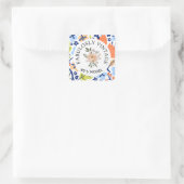 Sticker Carré Modèle des années 80 (Sac)