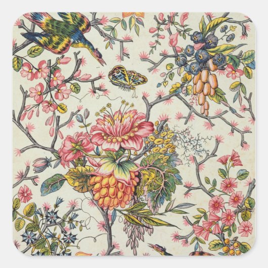 Sticker Carré Modèle indien (Devant)