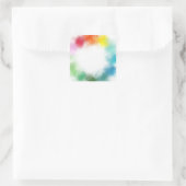 Sticker Carré Modèle moderne vierge personnalisé coloré Abstrait (Sac)