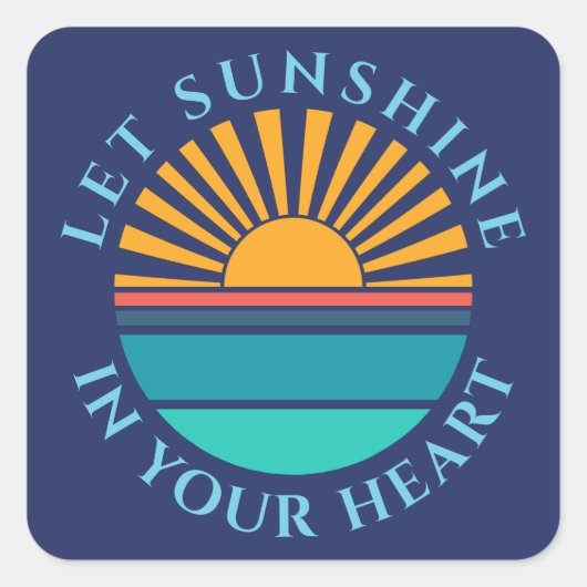 Sticker Carré Modèle photo (Devant)