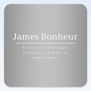 Sticker Carré Modèle promotionnel modifiable pour les entreprise