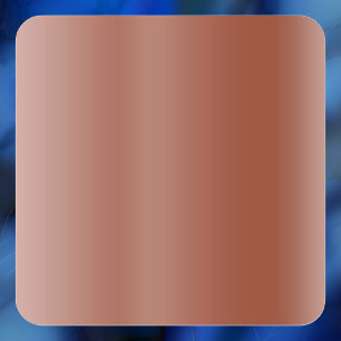 Sticker Carré Modèle rose Gold Blank, Personnaliser Ajouter un t