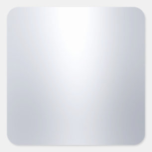 Sticker Carré Modèle vierge Faux Argent Glamour Élégant