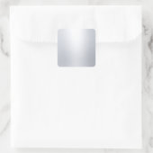 Sticker Carré Modèle vierge Faux Argent Regard Élégant (Sac)