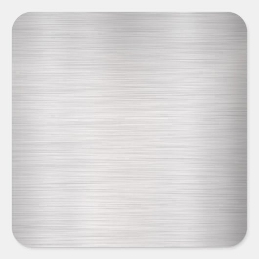 Sticker Carré Modèle vierge métallique brossé do-it-yourself tex (Devant)