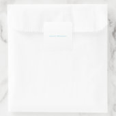 Sticker Carré Modern Elegant Plain Simple Professional Name (Sac)