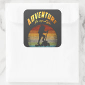 Sticker Carré Modern Life Adventure (Sac)