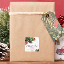 Moderne minimaliste de vacances en feuillage vert