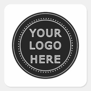 Sticker Carré Moderne, Minimaliste, Élégant & papier serviette é