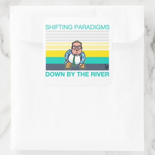 STICKER CARRÉ MODIFICATION DES PARADIGMES (Sac)