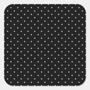 Sticker Carré Modifier Pois gris N'importe quelle couleur Clique