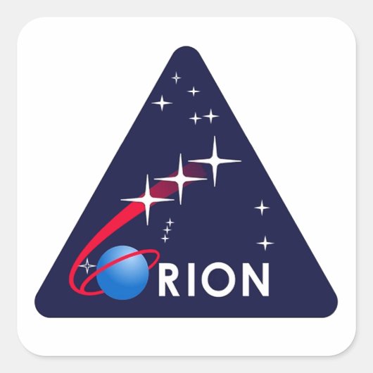 Sticker Carré Module Orion Crew (Devant)