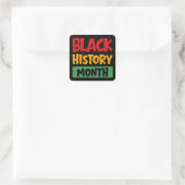 Sticker Carré Mois de l'histoire des Noirs (Sac)