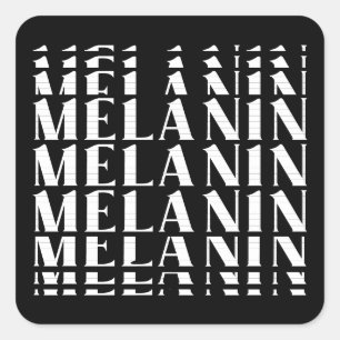 Sticker Carré Mois de l'histoire des Noirs Juneteenth Mélanine