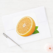 Sticker Carré Moitié d'orange (Enveloppe)