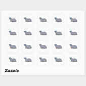 Sticker Carré Môle (Feuille)